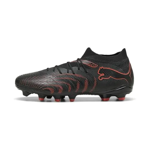 PUMA FUTURE 9 MATCH FG/AG Fußballschuh für Erwachsene - Entfessle deine Kreativität auf dem Platz mit dem FUTURE 9 MATCH. Flexibles Obermaterial und mittelhohe Konstruktion bieten sicheren Halt und 360-Grad-Bewegungsfreiheit für optimale Agilität.