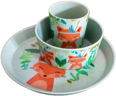 Koziol Kids Set Geschirr, 3-teilig, Harry