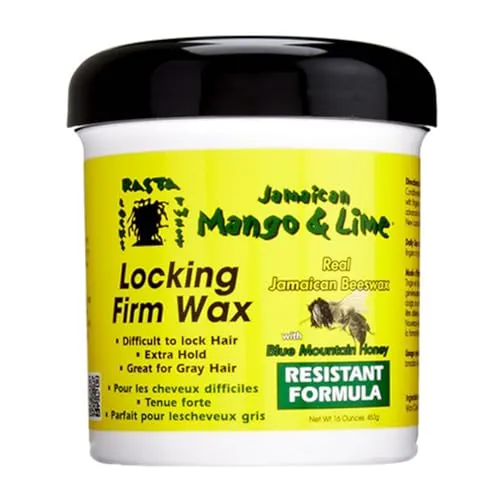 Jamaican Mango and Lime Locking Firm Hair Wax, 16 Ounce by Jamaican Mango