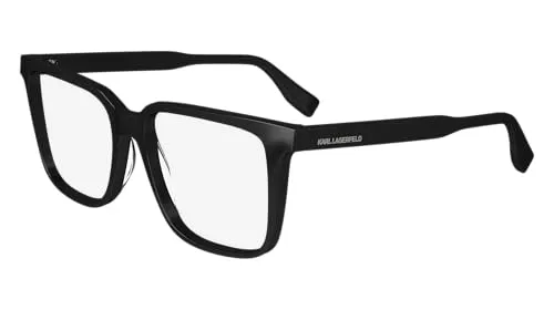 KARL LAGERFELD KL6157 001 BLACK Herren Brille - Herren Brillenfassung in klassischem schwarzen Rahmen, ideal für stilbewusste Männer, die zeitloses Design schätzen.