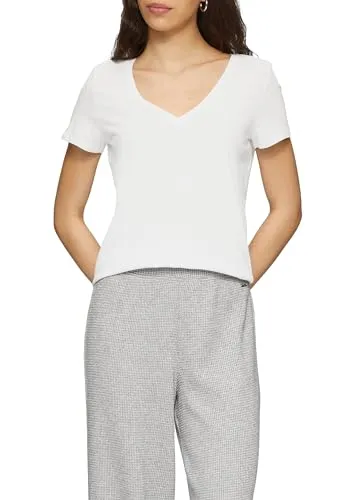 QS Damen Shirt 2162977 0100 White M