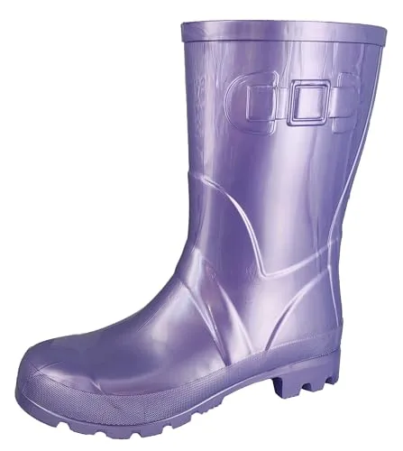 Beck Glossy Regenstiefel - Elegante Regenstiefel im Metallic-Look. Federleicht und vielseitig, bieten sie eine rutschfeste Sohle für sicheren Halt. Ideal für jedes Wetter und hergestellt von Beck in der EU.
