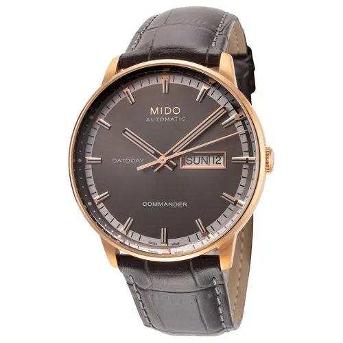 Mido COMMANDER II GENT Herrenuhr (Ø 40 mm) - Elegante Herrenuhr mit automatischem Uhrwerk, Saphirglas und wasserdicht bis 5 atm – perfekt für stilbewusste Männer.