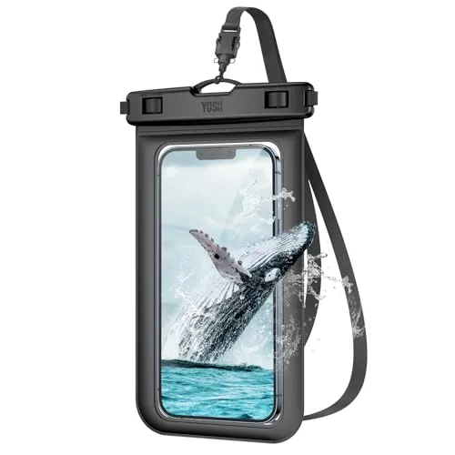 YOSH wasserdichte Handyhülle, 6,8 Zoll IPX8 Unterwasser Handyhülle, Wasserfeste Handytasche Waterproof Phone Case für iPhone 17 16 15 14 13 Pro Max Samsung S25 S24 S23 Ultra Xiaomi 15 Ultra