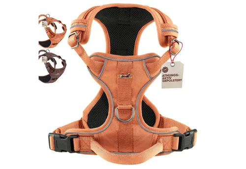 FREUDENTIER Hundegeschirr mit Mesh-Polsterung von Freudentier