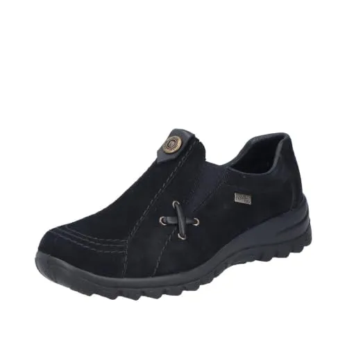 Rieker Damen Halbschuhe L7171 in schwarz von Rieker