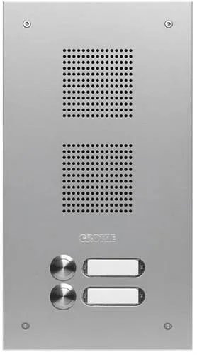 Grothe TS 787 1-2 Türsprechanlage Außeneinheit Silber