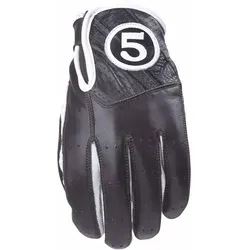 Five Texas Handschuhe, weiß-braun, Größe 2XL für Männer - Vintage Lederhandschuhe im klassischen Retro-Stil. Ideal für den Einsatz auf dem Motorrad, mit perforierten Fingern für eine optimale Belüftung.