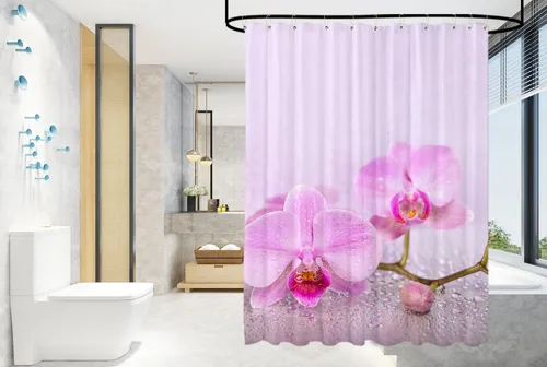 Sanilo Duschvorhang Blooming 180 x 200 cm in pink von Sanilo