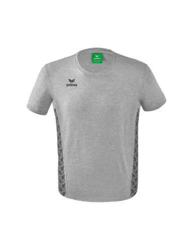 ERIMA Herren Essential Team T-Shirt - T-Shirts für Sport und Alltag, gefertigt aus einem weichen Baumwollmix für hohen Tragekomfort, mit stylischem ERIMA Schwingen-Print an der Seite.