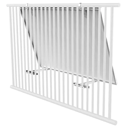 LEICKE Balkonkraftwerk Halterung Balkon für Alle Solarmodul I Robustem Aluminiumlegierung Solarpanel Halterung I Geländer Balkonkraftwerk Befestigung verstellbarem Winkel 0°oder 15-30°