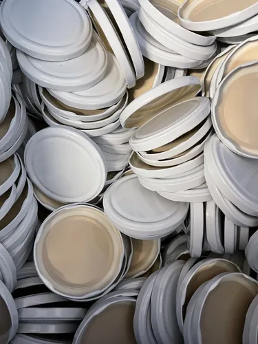 25x Twist Off Deckel ø82mm TO82 Schraubdeckel für Gläser Farbe weiß