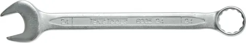 Tengtools 24 mm Gabelschlüssel - Werkzeug-Set mit hochwertigem 24 mm Gabelschlüssel aus Chrom-Vanadium-Stahl, ideal für präzise Arbeiten dank 15° Abwinkelung und geschliffenen Köpfen.
