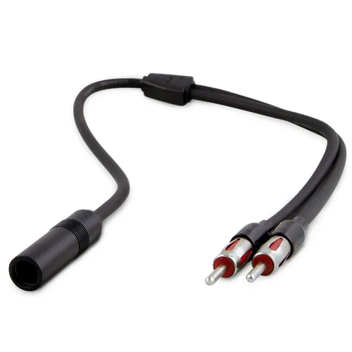 Y-Adapter Antenne Verteiler Splitter Kabel DIN ISO Buchse auf 2x DIN Stecker KFZ