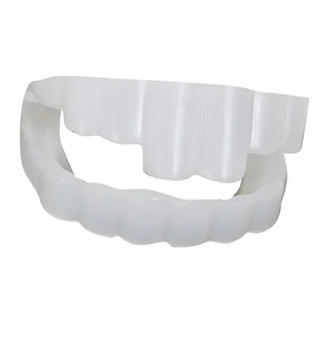 Fries Kostüm Hasengebiss Hasen Zähne weiß Karneval Halloween Fasching Cosplay Party