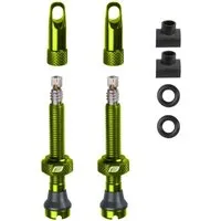 Force Fahrrad Ventilsatz für Tubeless 2 x SV 44 mm Grün