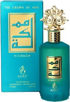 Kingdom - The Crown Of Ayat Eau de Parfum 100 ml - Unisex Duft von AYAT PERFUMES mit einer einzigartigen Komposition aus Rosmarin, Zeder und edlen Harzen für einen unvergesslichen olfaktorischen Eindruck.