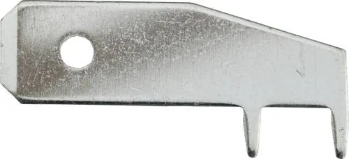 Vogt Verbindungstechnik 3867d.68 Steckzunge Steckbreite: 6.3mm Steckdicke: 0.8mm 90° Unisoliert Metall 1St.