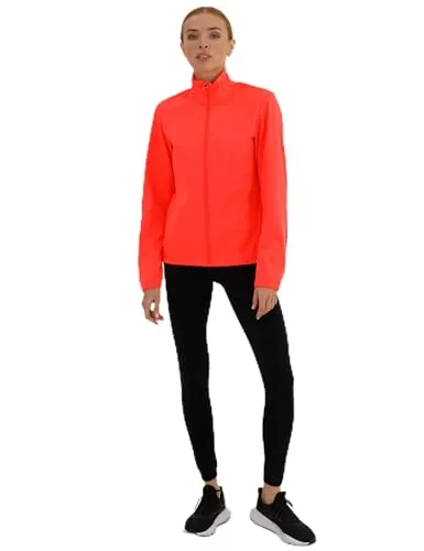 Airtracks Damen Winter Fahrradjacke Softshell Thermojacke - rot - M - Wind- und wasserabweisende Softshelljacke mit hoher Atmungsaktivität. Reflektierende Elemente erhöhen die Sichtbarkeit. Ergonomische Passform für optimalen Komfort bei Outdoor-Aktivitäten.