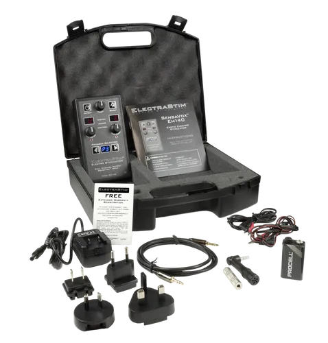 ElectraStim SensaVox (EM140) - Innovatives TENS Gerät - Leistungsstarkes TENS Gerät für gezielte Schmerzlinderung und Muskelstimulation, ideal für therapeutische Anwendungen und Entspannung.
