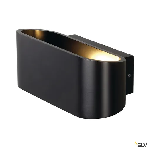 SLV 151450 Wandleuchte R7s Schwarz von SLV