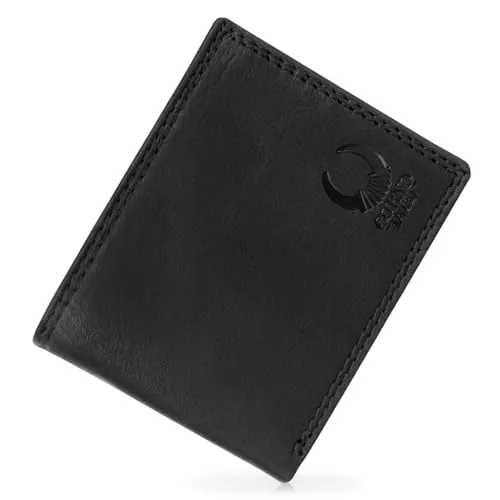 Corno d´Oro Portmonee Herren Leder mit RFID Schutz TÜV-geprüft I Echtleder Geldbörse Männer für 12 Karten I Wallet mit Münzfach mit Geschenkbox