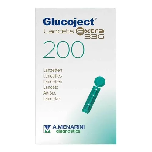 GLUCOJECT Lancets EXTRA 33 G 200 St