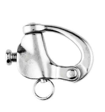 Schnappschäkel mit Schraube 53mm, Edelstahl, A4