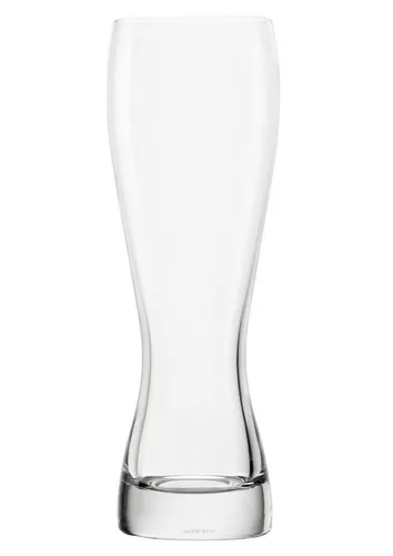 Stölzle Lausitz Weizenbierglas 0,3 Liter 6er Set - Gläser für Bierliebhaber, spülmaschinenfest und zeitloses Design, ideal für den Haushalt und gesellige Abende.