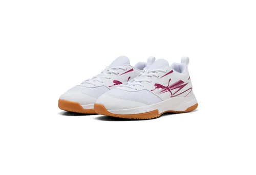PUMA Varion II Hallensportschuhe Teenager - Weiß, Größe 37 EU - Hallenschuhe für Teenager mit Variofoam Dämpfung und Variomesh für Atmungsaktivität. Ideal für Multisport und schnelle Bewegungen, bietet der Varion II optimalen Komfort und Stabilität.