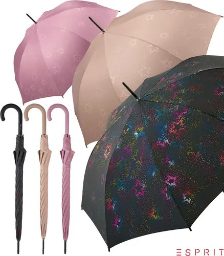 Esprit Stockschirm mit Automatik Starburst in rot von Esprit