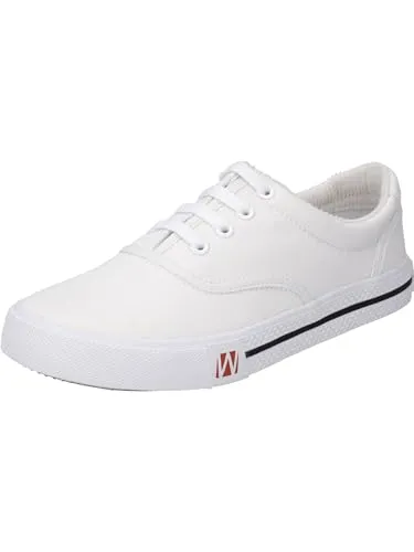 Westland Unisex - Erwachsene Low-Top Sneaker Soling,Weite F 1/2 (< Gr.40) - G (> Gr.52) (Normal),Wechselfußbett,Weiss,40 EU / 6.5 UK