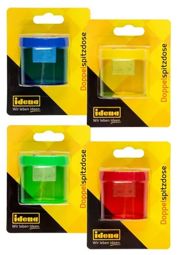 Produktbild Idena Anspitzer Idena Anspitzdose 2fach oval,farbig sortiert