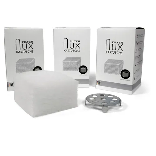 Bestway Flux Starter SET Poolfilter Zubehör - Schwimmbeckenfilter mit 6 Universal-Filterkartuschen, salzwasserkompatibel und verrottungsbeständig – ideal für Intex und Bestway Pools!