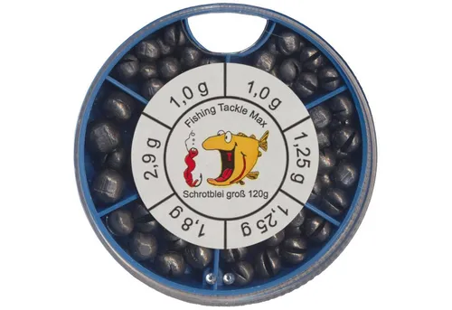 Fishing Tackle Max Bleischrot FTM Schrotblei grob - 120g Spaltbleie