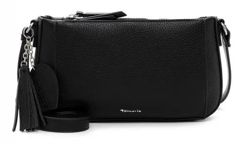 Tamaris Umhängetasche Aurelia - Stylische Umhängetasche mit Quasten- und Herzanhänger, ideal für Freizeit und Abendveranstaltungen. Verstellbarer Schulterriemen für optimalen Tragekomfort.