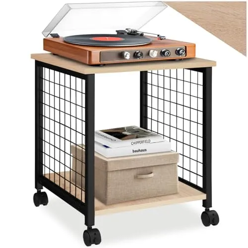 tectake Beistelltisch Couchtisch Gary, 40x40x48cm in braun von tectake