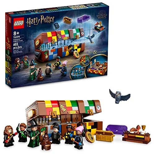 LEGO Harry Potter Hogwarts Magical Trunk 76399 - Bauspielzeugset mit 603 Teilen, inklusive anpassbarem Koffer und Minifiguren für kreative Abenteuer aus der Harry Potter Welt. Perfekt für Kinder ab 8 Jahren!