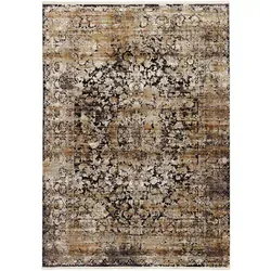 OCI DIE TEPPICHMARKE Teppich IMPRESSION SODA in gold von Dieter Knoll