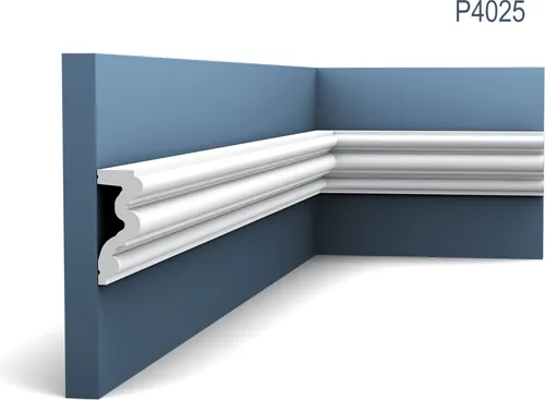 Orac Decor P4025 LUXXUS AUTOIRE Zierleiste - Stuckleiste in klassischem Design, aus hochwertigem Purotouch® für Innen- und Außenbereich, leicht und robust, ideal für stilvolle Akzente.