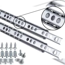 ID Dinkel Schubladenschienen 2 STÜCK Teilauszug Rollenauszug Kugelführung H 17 L 150 mm