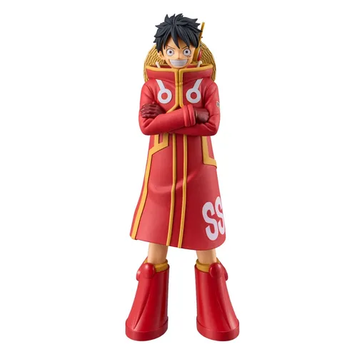 Banpresto Statue Monkey D. Luffy Eierkopfanzug 8 cm - Model Statue aus hochwertigem Material, langlebig und flexibel gestaltet – ein Muss für jeden One Piece Fan!