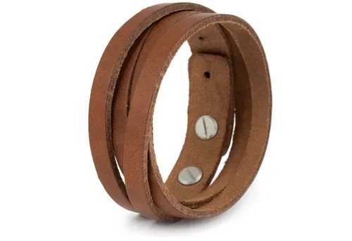 Simaru Lederarmband Anpassbar, Armband aus Premium Leder Made in Germany, Jede Größe möglich