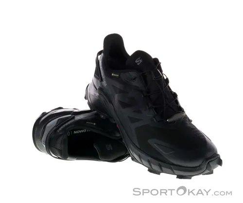 Salomon SUPERCROSS 4 Herren Laufschuhe - Trailrunningschuhe mit wasserdichter GORE-TEX Membran und strapazierfähigem Obermaterial, ideal für anspruchsvolle Outdoor-Abenteuer.