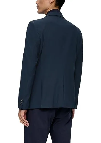 s.Oliver Sakko - Stilvolles Herren-Sakko - Elegantes Sakko mit angedeuteter Tasche und Innentasche, perfekt für formelle Anlässe. Slim Fit und seitlich geschlitzt für optimalen Tragekomfort.