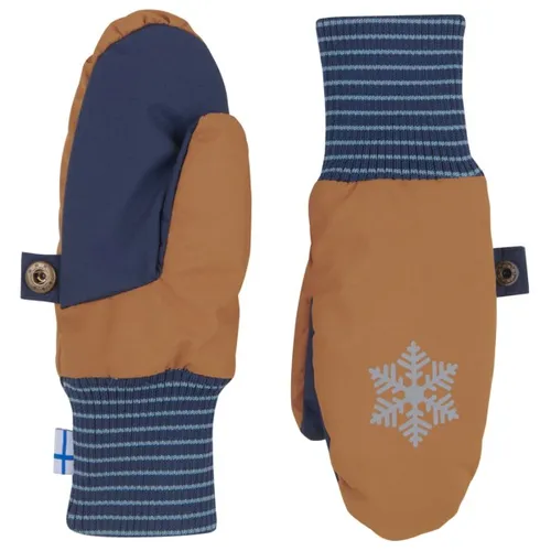 Finkid Rukkanen Fäustlinge almond/navy (449100) L von finkid