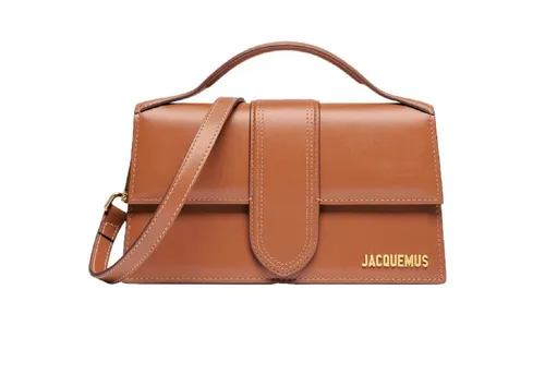 JACQUEMUS Umhängetasche braun – Stilvoll und Praktisch - Elegante Umhängetasche aus hochwertigem Leder und Baumwolle, ideal für den täglichen Gebrauch. Mit kompakten Maßen von 23,5 x 13 x 7 cm bietet sie genügend Platz für Ihre Essentials.