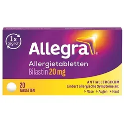 Allegra Allergietabletten 20 mg – Linderung bei Heuschnupfen