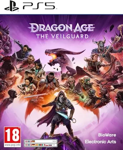Electronic Arts Dragon Age: The Veilguard Standard Edition PS5 - Spiele für PlayStation 5, PEGI UNCUT EDITION mit fesselnden Geschichten und dynamischen Entscheidungen, die das Schicksal deiner Gefährt:innen beeinflussen.