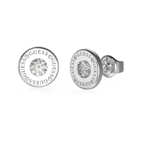 Guess damen Ohrringe aus Edelstahl in silber von GUESS